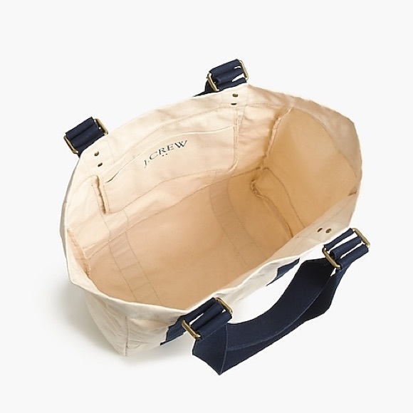 J. Crew CLASSIC Everyday Canvas Tote Bag - Picture 2 of 6